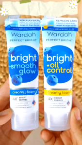 Wardah Perfect Bright Smooth Glow Creamy Foam 100ml - Virgo Shop