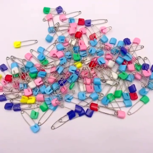 Peniti Besar Peniti Kasur Jumbo 10 Pcs Safety Pin Serbaguna / Baby safety pins peniti popok bayi peniti bayi warna warni peniti kecil jarum peniti warna besar jumbo pengait popok bayi anak SH L05