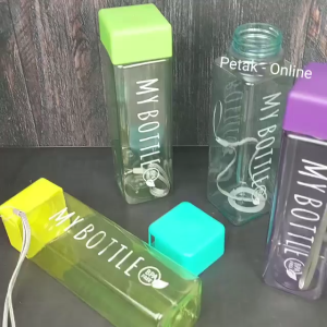 MY BOTOL KOTAK BOTOL BENING CANTIK ANEKA WARNA DENGAN HARGA MURAH KAPASITAS 500ML