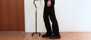 Ardour Crutches Walking Cane Stick 4 Legs Heavy Duty Universal Ajustable Heights Quad Non-slip for Elderly Safety