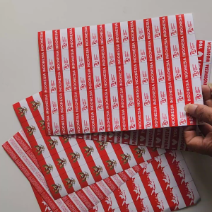 JUAL STIKER PIPI MERAH PUTIH HUT RI 79 MURAH ISI 50 PCS