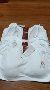 áo lá bé gái chất liệu cotton 100% mút may liền cài sau 30kg-55kg mã 042