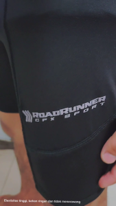 Setelan Olahraga Dryfit Cpx RoadRunner Warna Merah/Hitam - Jersey & Celana Pendek Quick Dry untuk Pria