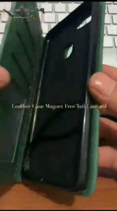 Samsung Galaxy A22 Sarung Hp Dompet Kulit Flip Cover Magnet Tanpa Kancing Kesing Headphone Buka Tutup