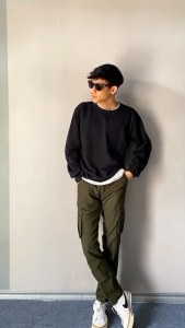 Celana Cargo Pria Dewasa Panjang Jumbo Kargo PDL Outdoor Gunung Bahan Katun Twill Terbaru