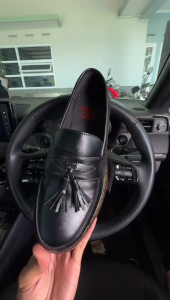 Sepatu Casual Formal Pria Loafers Hitam
