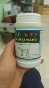 viên CANXI NANO chó phục hồi khi bị hạ bàn tuột canxi sau sinh chó con bị cụp tai