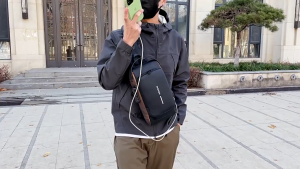 EKK Shoulder Bag for Men Motorcycle Crossbody Bag Trend New Simple Sportscasual Sling bag