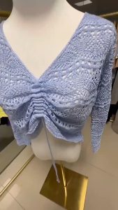 Blouse Korea Tarra Knit Import: Gaya Desain Korea & Baju Atasan Wanita Lengan Panjang