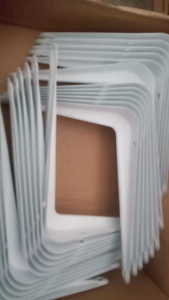 SIKU RAK BESI L PUTIH UK 4 X 5 INCH 14 X 10 CM / PENYANGGA AMBALAN PER 1 PCS