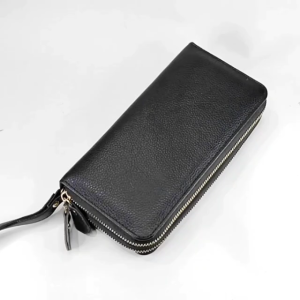 Dompet Panjang Wanita Kulit Sapi Model Dua Resleting