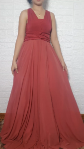Infinity Dress with Tulle Full Balloon Overlay Taytay Supplier