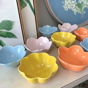 Bát hoa mai 12cm đựng chè trôi bày mâm cúng thôi nôi