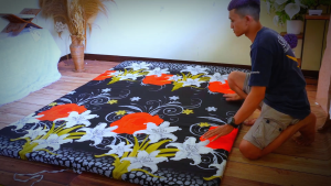 Kasur busa ROYALFOAM tebal/empuk antikempes Motif Embos Premium karpet import LP