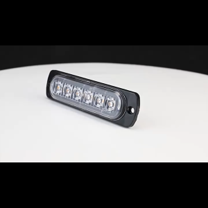 ไฟราวข้างติดรถ LED ไฟราวข้าง หลายสี (ไฟ 6 ดวง) การนำความร้อนอย่างรวดเร็ว ลูกปัดโคมไฟความสว่างสูง เปิด/กะพริบตลอดเวลา