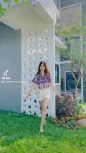 เสื้อครอปช้างมินิ ฟรีไซส์ ใส่สบาย ผ้ายับยาก ผ้าไหมอิตาลีพรีเมียม พร้อมส่งจากเชียงใหม่ 👒🌵🔆🌻