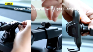 Baseus Car Phone Holder Gravity Stand in the Car Suction Cup compatible for Iphone 14 Samsung S23 Huawei