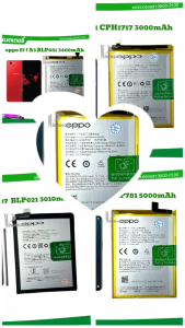 แบตเตอรี่ Oppo F9แท้ แบตเตอรี่ Oppo F9 BLP681 F9pro R17แบตเตอรี่ blp681 3415mAh
