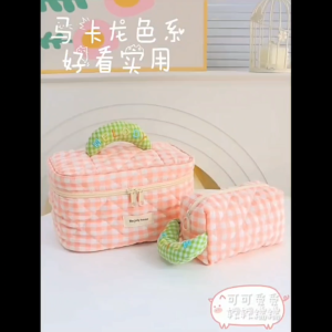 Soft Cotton Cosmetic Makeup Storage Bag Organizer