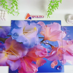 HIASAN DINDING SET ABSTRAK NATURE BEAUTY FLOWERS ISI 4 KAMAR DEKORASI RUMAH WALL DECOR PAJANGAN DINDING SATU SET BUNGA