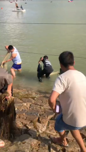 Baguhang fishing throw net simpleng throw net umiikot na frisbee fishing netTaas: 180cm Haba: 360cm