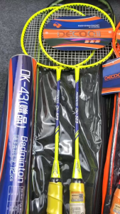 Bộ Vợt Cầu Lông Chính Hãng (2 Vợt) DECOO DK323 Cặp Vợt Cầu Lông Tốt Nhẹ Dây Căng Trợ Lực