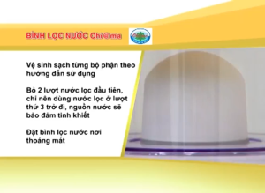 Bình Lọc Nước Uống Alibao Mineral Water Purifier 15L/ 20L Nấm Sứ Ceramic và Lõi Lọc 5 Tầng | Ohiama