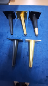 6" / 8" / 10"/ 14" Furniture Solid Steel Straight/Slant Sofa Leg Furniture Leg Cabinet Leg DIY Coffee Table Leg Metal leg - [JE-304]