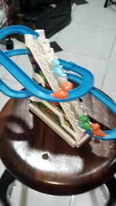 Mainan Anak Terbaru Sirkuit Tangga Karakter Dinosaurus Yang Lucu Speed Slide RKC 10053 4 | Mainan Edukasi Anak Terdapat Music Dan Lampu LED Yang Keren Dinosaurus Park Berbahan Plastik Kemasan Dus Murah Berkualitas Funny Track Tangga