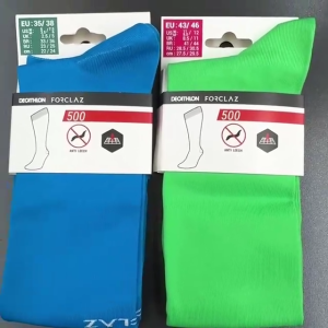 FORCLAZ ถุงเท้ากันทากรุ่น TROPIC 500 ปกป้องจากแมลง และผ้าโพลีเอสเตอร์แห้งเร็วเป็นพิเศษ