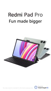 Xiaomi Redmi Pad Pro (8/256GB) | Snapdragon 7s Gen 2 Mobile Platform | Xiaomi HyperOS | Baterai 10.000 mAh [ Official Store ]
