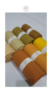 Dobby Dobi Dolby Viscose Katun Kain Batik Polos Kategori Warna Kuning