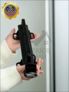 Rel Gantungan Panci Teflon Tarik Dorong Serbaguna Pan Rail Kitchen Set Lemari Wajan Kuali Penggorengan Minimalis Anti Panas