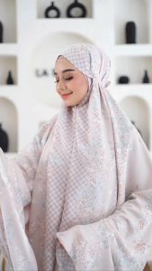 QORY PRAYER SET 2in1 / Mukena Maxmara Premium Alat Sholat Travel Lasercut Gelombang Renda / Mukenah Travelling / Telekung Hari Raya/Resleting Dagu/ Finishing Lasercut / Hampers Lebaran/ Kado Hadiah /