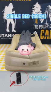 UtanKing™ Inflatable Bed Camping Tent Sleeping Air Mattress Auto Inflate Built-In Pump Tilam Angin