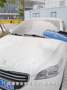 แปรงล้างรถ แปรงเช็ดรถ ไม้ม็อบล้างรถ ไม้ม็อบไมโครไฟเบอร์ แปรงขัดรถ ไม้ถูพื้นแบบยืดหดได้ ขนนุ่มไม่ทำร้ายรถ