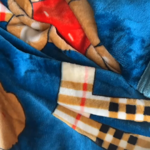 ผ้าห่มนาโนหนาผืนใหญ่ 6 ฟุต /5ฟุต ลายการ์ตูนผ้านุ่มสีไม่ตกงานเย็บขอบ ลายสองด้าน