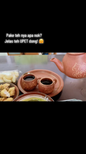 teh hitam upet aroma bunga melati khas cirebon