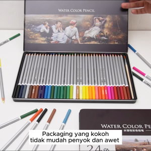 Deli Pensil Warna 24/36/48/72 Warna tidak beracun dapat dicuci dan teknologi hybrid 652X 656X
