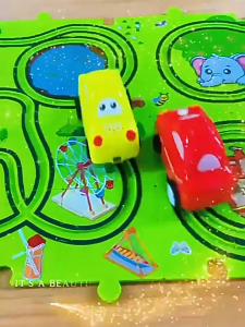 [Msia Stock] Fun Adventure Puzzle Car Toys Track Educational Toys For Kids Vehicle Kereta Mainan Budak Mainan Kereta