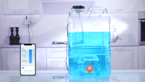 Eptech TLC2326P 433MHz RF ส่งสัญญาณแอพนำสมัยรีโมทไร้สายอัลตราโซนิกแบบเรียลไทม์แบบไม่สัมผัสกลางแจ้งกันน้ำ IP67ต่อเนื่องเซ็นเซอร์ตรวจวัดระดับน้ำและน้ำมันเหลวสัญญาณเตือนภัยอัตโนมัติ