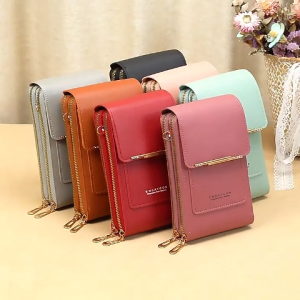 Crossbody Phone Bag Touch Screen Womens Sling Bag Korean Mobile Cell Phone Card Holder Perempuan Wallet Shoulder Bag