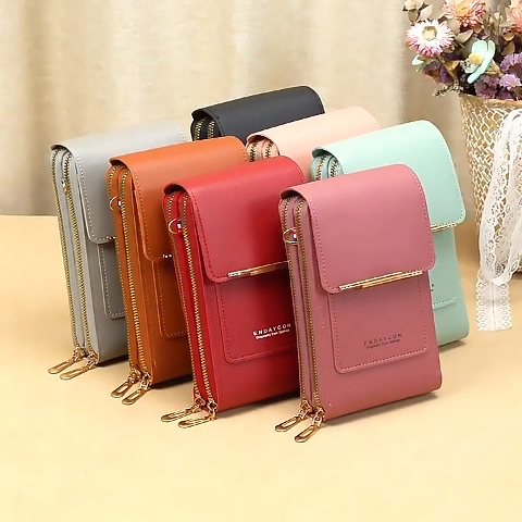 Crossbody Phone Bag Touch Screen Women's Sling Bag Korean Mobile