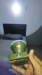 Senter Kepala Selam 300 Watt ORIGINAL SUNPRO Sinar Putih Tombol Dimmer / Diputar Dengan LED Indikator Baterai BONUS Kaca Mata Selam |S-8965 300W | S-8962 280W | S-28961 260W | senter kepala kusus menyelam