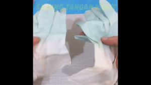 Sarung Tangan Latex Karet Cuci Piring Laundry Berkebun Ujung Warna [WN78]