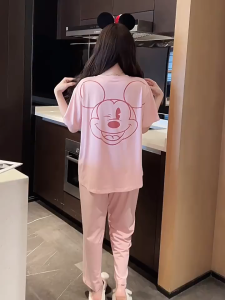 Bộ bầu - bộ sau sinh mặc nhà ( TNQD - MICKEY ) chất liệu Thun Cotton Mềm mát