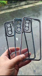 Casing Oppo Reno 12/12 Pro 5G Silikon Plating List Gold Soft Case Handphone