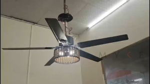 MYKE HC8001 Ceiling Fan (52\") (Black) (Bulb Not Included) (2 yrs Warranty)