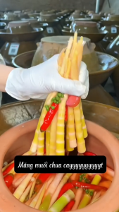Măng Trúc Non Tự Nhiên 1kg Ngâm Tỏi Ớt Vị Cay Vừa Dễ Ăn Kèm Không Cần Chế Biến- ĐẶC SẢN MINH TRIẾT