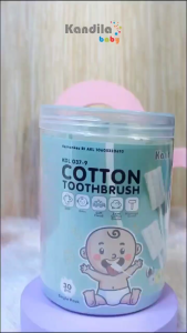 Kandila Baby Cotton Toothbrush 30pcs - Sikat Lidah Pembersih Mulut Bayi